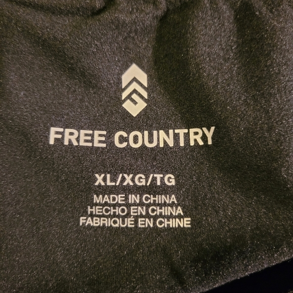 Womens Free Country Base Layer Black Pants. Size XL - Picture 3 of 5